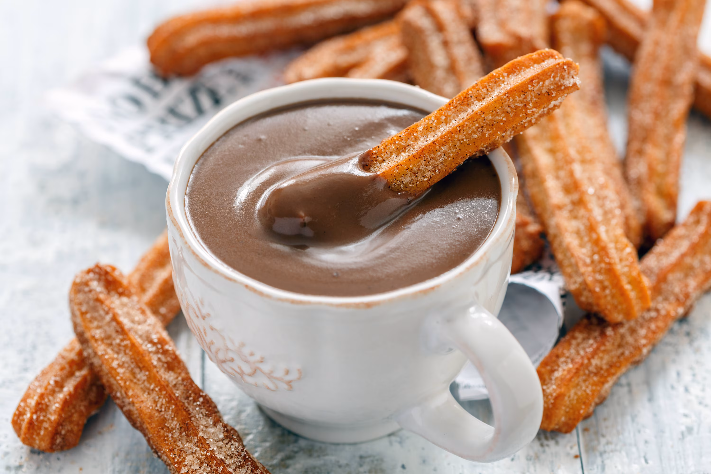 Churros con Chocolate